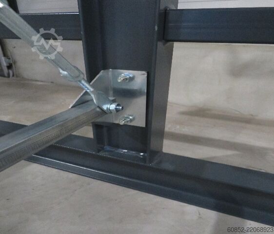 Cantilever rack 3,91 lfm. Kragarmregal doppelseitig Langgutregal 200 cm Hoch