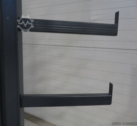 Cantilever rack 3,91 lfm. Kragarmregal doppelseitig Langgutregal 200 cm Hoch