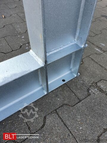 Cantilever rack ca. 4,02 lfm. Kragarmregal  H:400cm T: 137 cm , 500 kg/Arm , 4 Lagerebenen