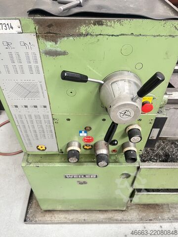 Leadscrew/feedscrew lathe with digital readout Weiler Commodor