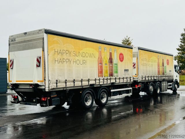 Beverage truck SCANIA G 410 L / 2 x LBW / LENKACHSE / KOMPLETTZUG