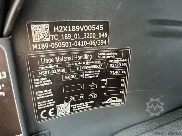 LPG Forklifts Linde H50T-02/600