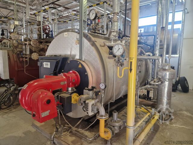 Steam boiler Loos 1.500 g/h x 13 bar