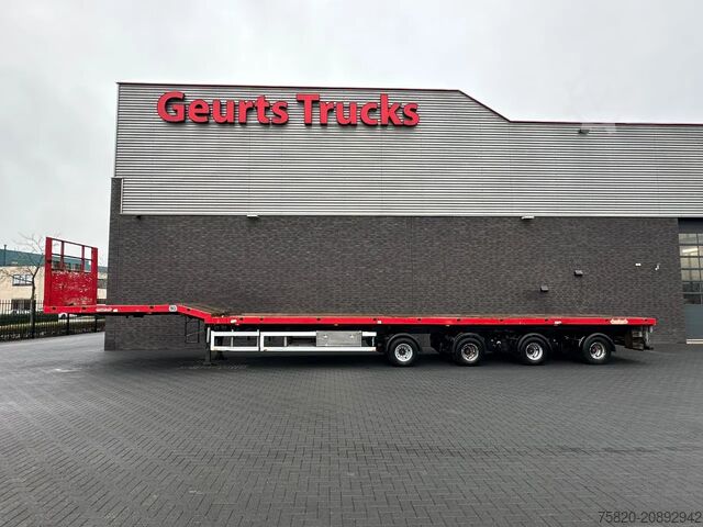 Platform trailer Nooteboom OVB-65-04V   48 METER UITSCHUIBARE LANGMATRIAAL