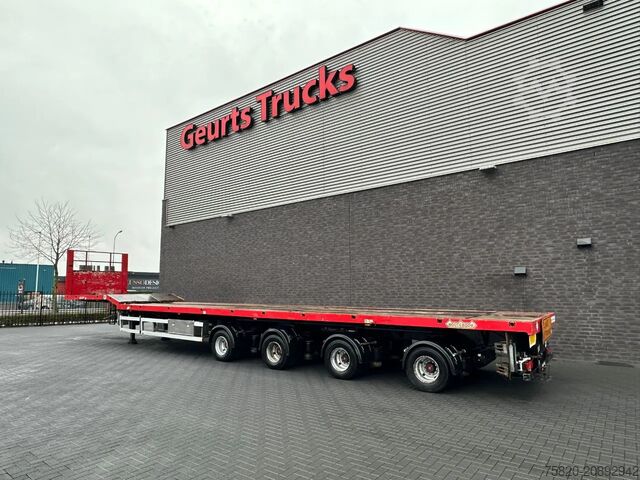 Platform trailer Nooteboom OVB-65-04V   48 METER UITSCHUIBARE LANGMATRIAAL