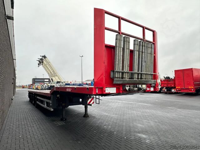 Platform trailer Nooteboom OVB-65-04V   48 METER UITSCHUIBARE LANGMATRIAAL