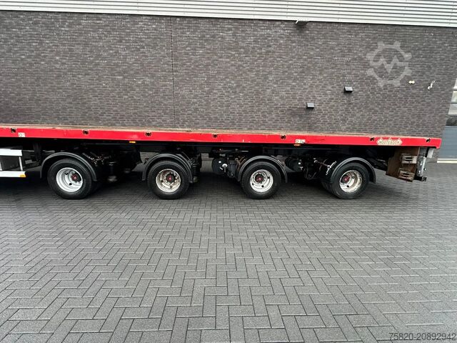 Platform trailer Nooteboom OVB-65-04V   48 METER UITSCHUIBARE LANGMATRIAAL