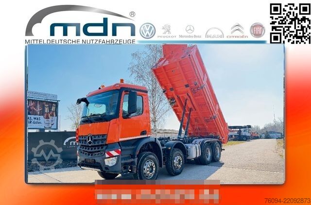 Tipper truck MERCEDES-BENZ Arocs 4142 8x4 MEILLER Kipper Bordmatik