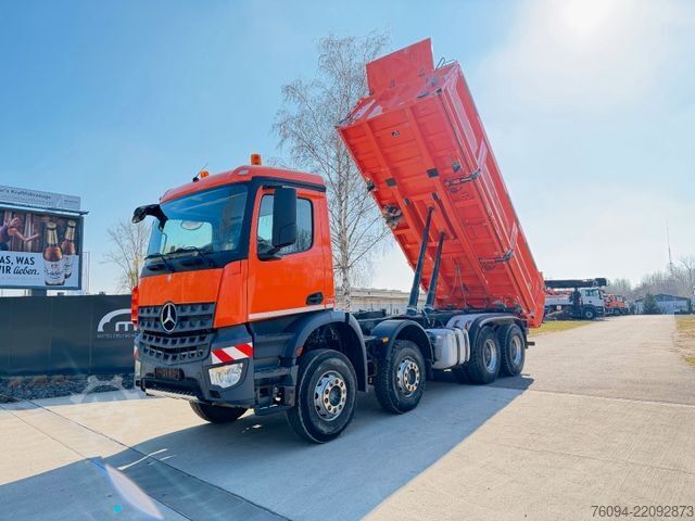 Tipper truck MERCEDES-BENZ Arocs 4142 8x4 MEILLER Kipper Bordmatik