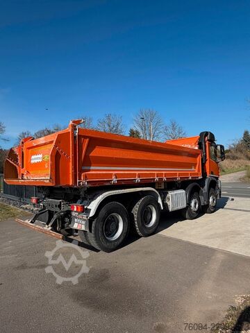 Tipper truck MERCEDES-BENZ Arocs 4142 8x4 MEILLER Kipper Bordmatik