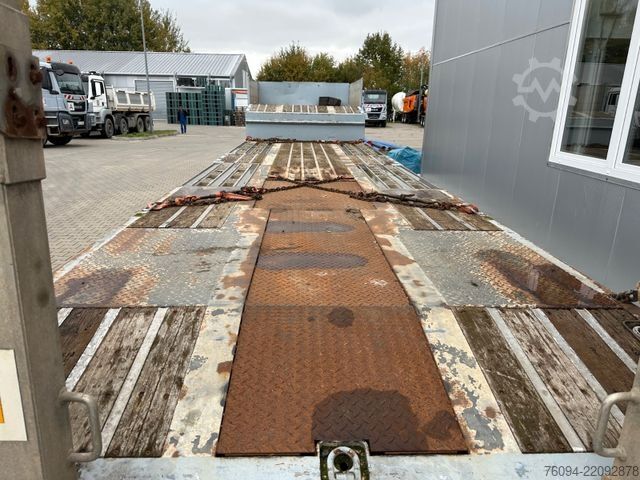 Low loader semitrailer MEUSBURGER MTS-2 Tieflader RADMULDEN