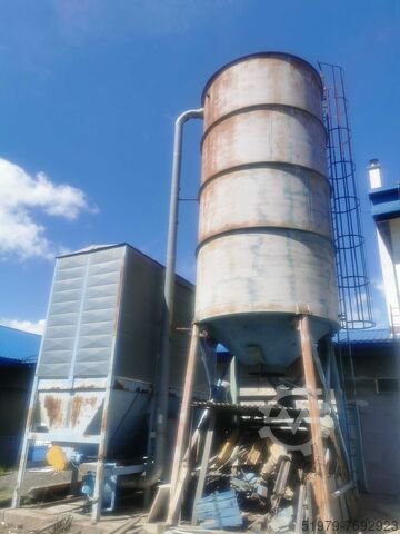 Central aspiration 2 ventilators + silo ELBH 21.000 m3/hr. + silo