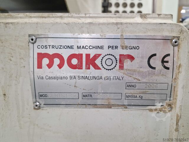 Vacuum spraying and sanding automat Makor Gemini 56