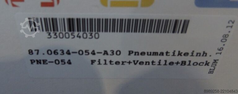Pneumatic unit filter-valve block Blum PNE-054