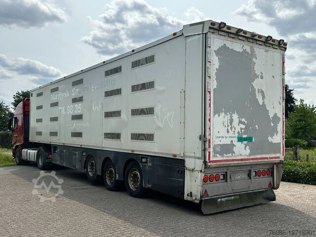 Cattle transport Berdex NO BERDEX HMK 4 stock livestock trailer SPF