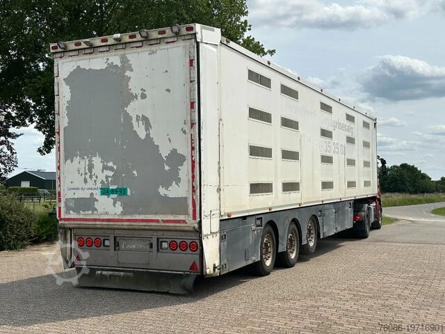 Cattle transport Berdex NO BERDEX HMK 4 stock livestock trailer SPF