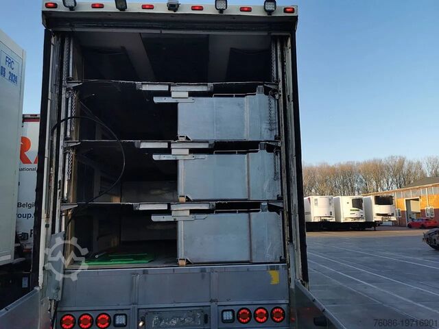 Cattle transport Berdex NO BERDEX HMK 4 stock livestock trailer SPF