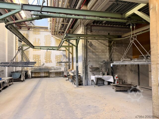 Paint mist extraction system/suspension track  