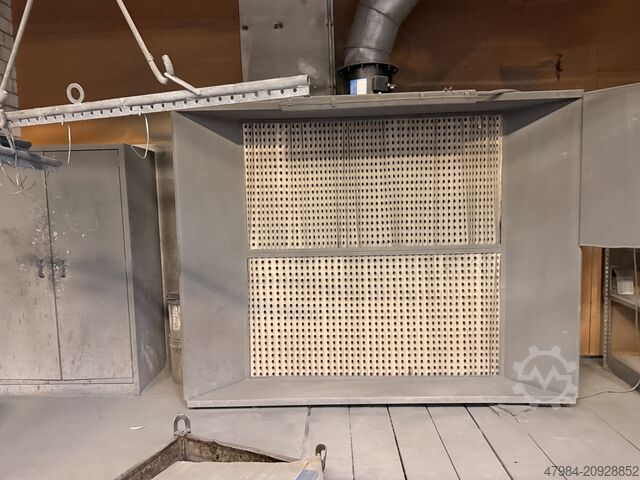 Paint mist extraction system/suspension track  