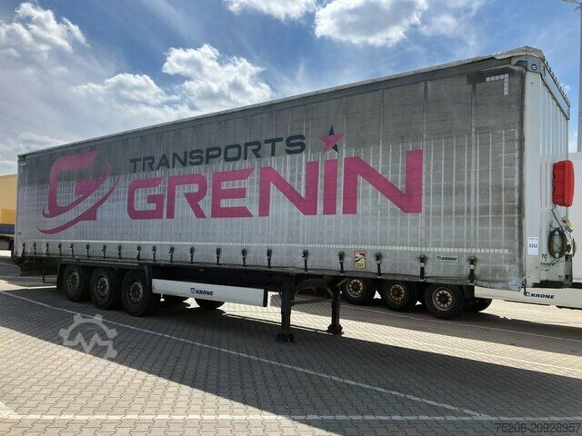 Open semitrailer with tarp Krone Profi Liner SDP 27 eLB4-CS