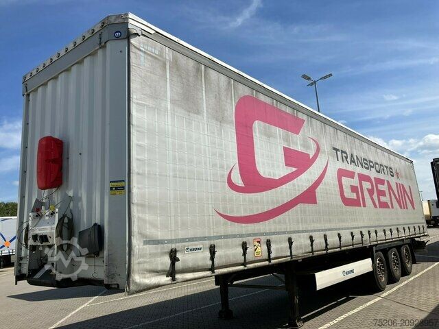 Open semitrailer with tarp Krone Profi Liner SDP 27 eLB4-CS