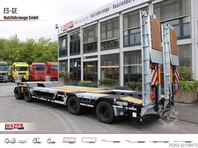 Low loader trailer SCHWARZMÜLLER Tieflader mit gekröpftem Plateau