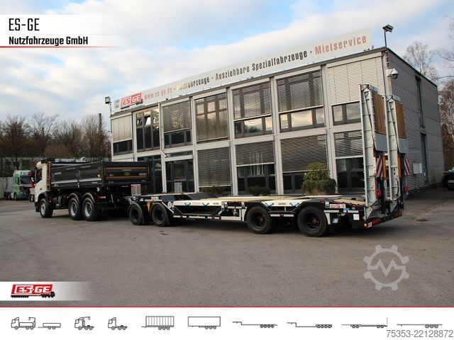 Low loader trailer SCHWARZMÜLLER Tieflader mit gekröpftem Plateau
