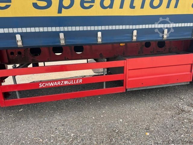 Open semitrailer with tarp SCHWARZMÜLLER 3-Achs-Ultralight Schiebeplane