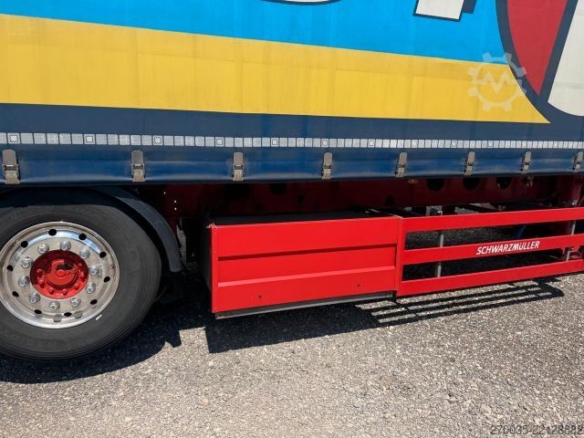 Open semitrailer with tarp SCHWARZMÜLLER 3-Achs-Ultralight Schiebeplane