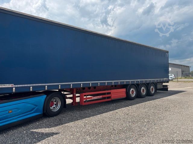 Open semitrailer with tarp SCHWARZMÜLLER 3-Achs-Ultralight Schiebeplane