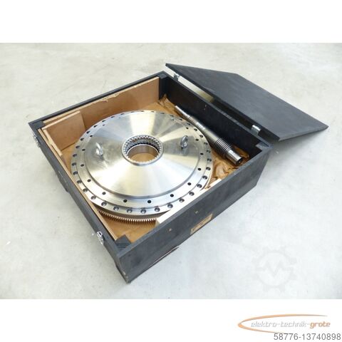 Component  Gleason-Pfauter 0/360.10.133.01 Schneckenrad u. Schneckenwelle - ! -