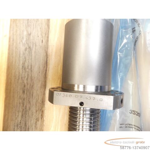 Component HFB 6/360.07.637.01 Gewinde SN 8E298 KGT-Typ 50x5x1325 + 2x Kugellager