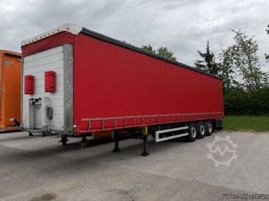 Open semitrailer with tarp SCHMITZ CURTAINSIDER SCS 24/L, PK, LIFT, ALU, TOP!!  MIETKAUF MGL.
