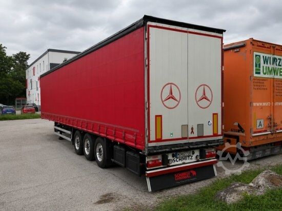 Open semitrailer with tarp SCHMITZ CURTAINSIDER SCS 24/L, PK, LIFT, ALU, TOP!!  MIETKAUF MGL.