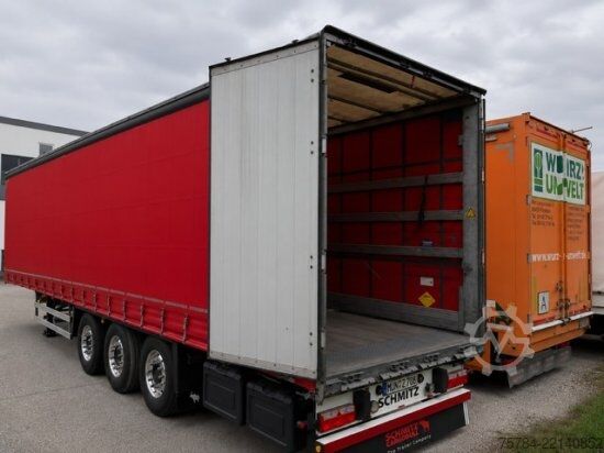 Open semitrailer with tarp SCHMITZ CURTAINSIDER SCS 24/L, PK, LIFT, ALU, TOP!!  MIETKAUF MGL.