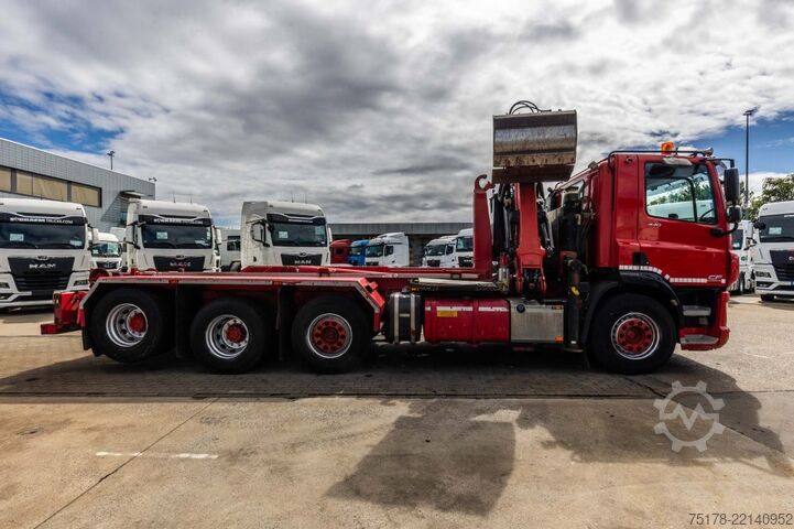 Hook arm system DAF CF 440 FAK-8x2 + Palfinger Epsilon Q180 Z95TR