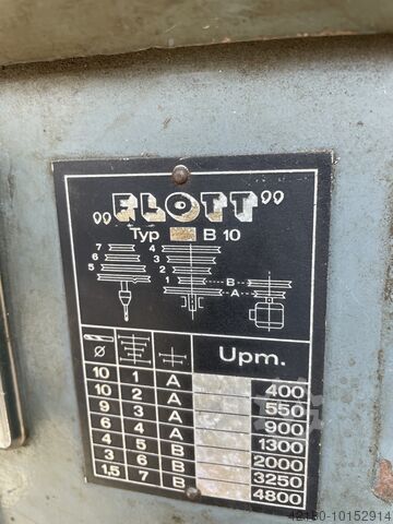 Pedestal drilling machine Flott SB 10