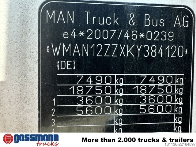 Pritschenwagen MAN TGL 8.250 4x2 BL