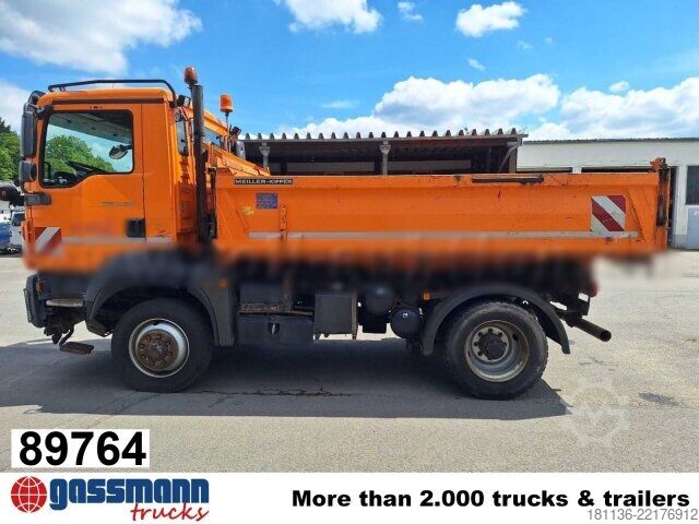 Kipper LKW MAN TGM 18.290 4X4 BL, Winterdienstausstattung