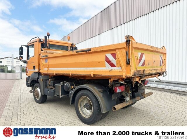 Kipper LKW MAN TGM 18.290 4X4 BL, Winterdienstausstattung