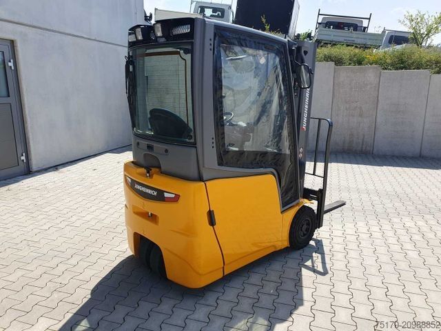 Front loader forklift JUNGHEINRICH EFG 215 / Triplex 4.25m / SS / nur 1.680h / 2021