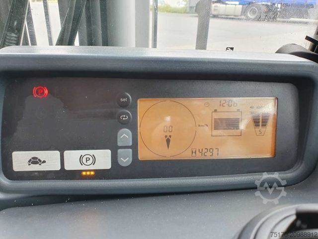 Front loader forklift JUNGHEINRICH EFG 215 / Triplex: 4.25m! / SS /  4.297h!