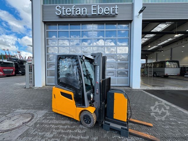 Front loader forklift JUNGHEINRICH EFG 215 / Triplex: 4.25m! / SS / nur 3.092h!