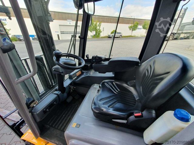 Front loader forklift JUNGHEINRICH EFG 215 / Triplex: 4.25m! / SS /  2.472h! / 2020