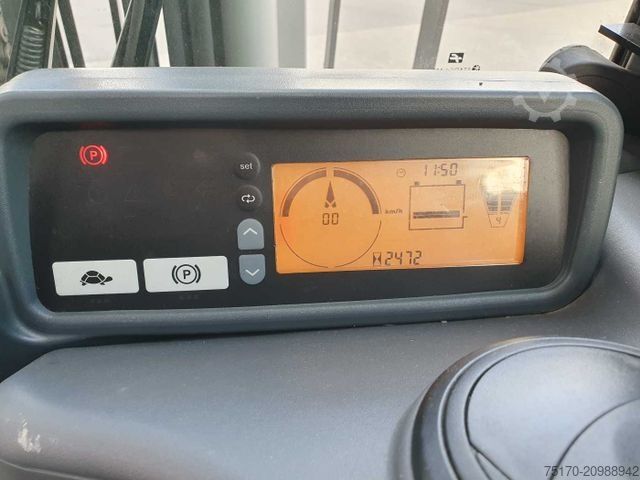 Front loader forklift JUNGHEINRICH EFG 215 / Triplex: 4.25m! / SS /  2.472h! / 2020