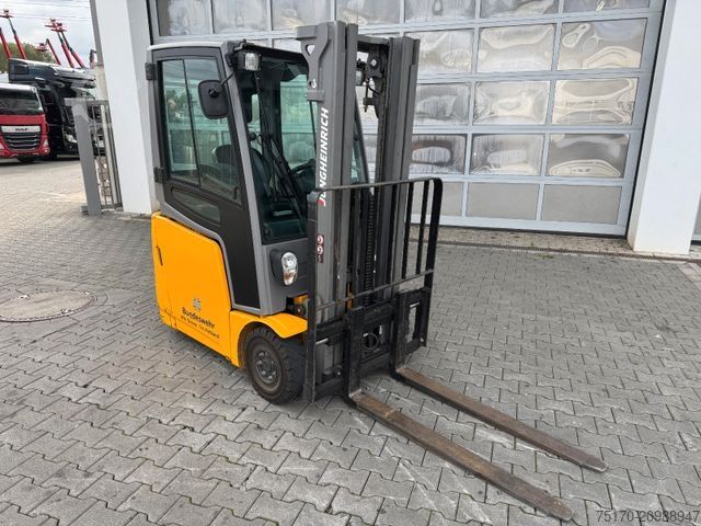 Front loader forklift JUNGHEINRICH EFG 215 / Triplex: 4.25m! / SS / nur 716h!