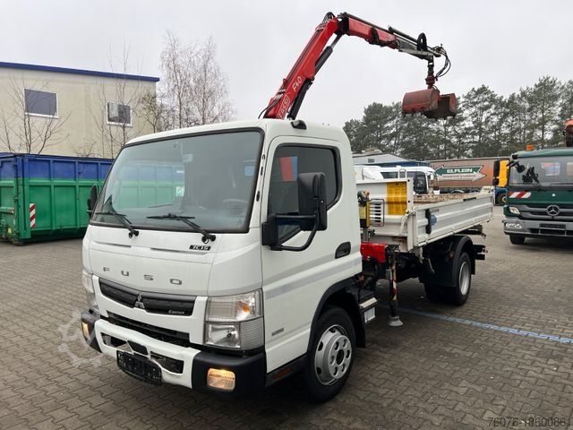 Tipper van FUSO 7 C 15 Kipper Meiller Kran Fassi Klima
