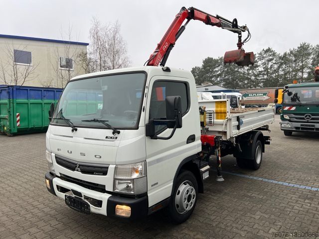 Three-way tipper van FUSO 7 C 15 Kipper Meiller Kran Fassi Klima