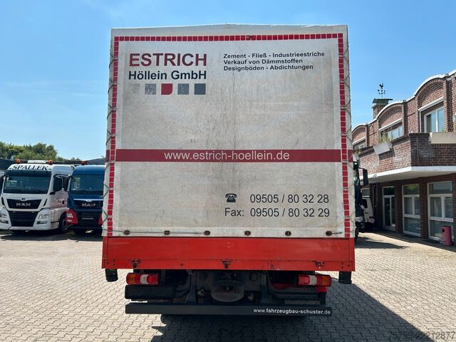 Transporter mit Pritsche & Plane MERCEDES-BENZ 818 Atego Pritsche + Plane mit Schlafkabine 4x2