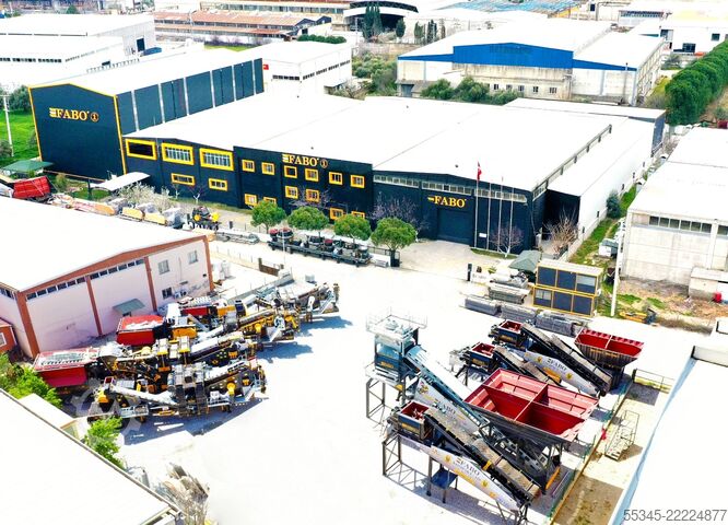 Brechanlage/Mobile Brechanlage FABO mobile crushing plant PRO-150 MOBILE CRUSHER WOBBLER FEEDER